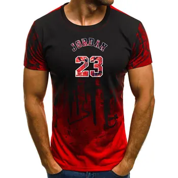 2019 Karšto Pardavimas Naujų Tee Jordanija 23 Spausdinti Vyrų jogger T-Shirt Aukščiausios Kokybės Kamufliažas michael jordan Hip-Hop poilsiu vyras tee marškinėliai