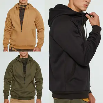2019 m. Rudenį Šiltas Vyrų vilnos hoodies 3 spalvų vyras Streetwear tirštėti hoodies Atsitiktinis hoodies 2XL