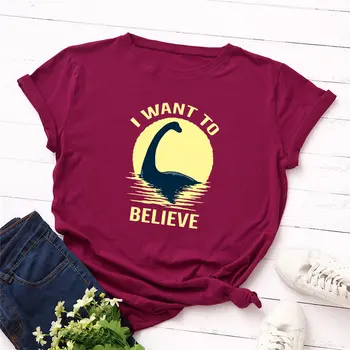 2019 Mados Plius Dydis Moterų, T-marškinėliai, Medvilnė, Trišakiai Dinozaurų Raidėmis Atspausdintas T-Shirt Moterims, O-Kaklo trumpomis Rankovėmis Marškinėlius Viršų