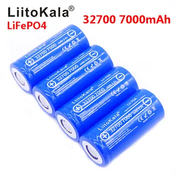 2019 naujas LiitoKala Lii-70A 3.2 V 32700 7000mAh LiFePO4 Baterija 35A Nuolat Išleidimo Didžiausias 55A Didelės galios Prekės baterijos