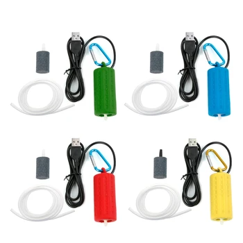 2019 Naujas Nešiojamas Mini USB Akvariumo Žuvų Bakas Deguonies Oro Siurblys Išjungti elektros Energijos taupymo Kompresorius, Naminių Reikmenys