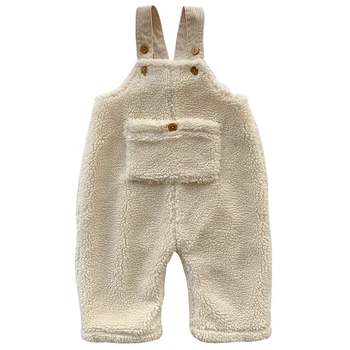 2019 žiemos nauji kūdikių mergaičių mielas tirštėti šiltas kišenėje ilgas kelnes vaikams minkštas ėriukų vilnos kelnės kelnės vaikams
