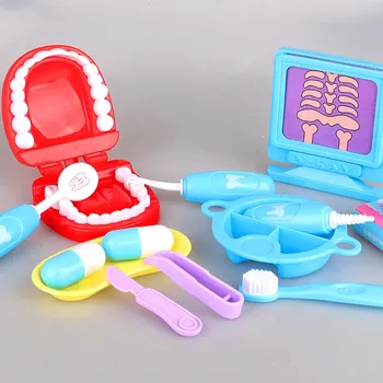 2020 15vnt/set Apsimesti Žaisti Žaislas krepšelį Odontologą Pasitikrinti Dantis Pavyzdį, Medicininė Vaistinėlė Švietimo Vaidmuo Žaisti Modeliavimas Learing Žaislai
