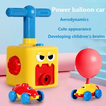2020 Galia Balionu Paleidimo Bokšto Žaislas Puzzle Įdomus Švietimo Inercijos Oro Galia Balionu Automobilio Mokslo Experimen Žaislas Vaikams, Dovana