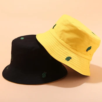 2020 Grįžtamasis kaktusas Kibiro Kepurę unisex chapeau mados žvejybos hat Bob Kepurės moterims, vyrams, panamos skrybėlė vasaros saulė bžūp
