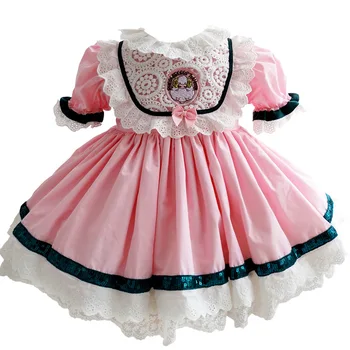 2020 m. Aukštos kokybės Merginos princesė suknelė vaikų suknelė Lolita dress ispanijos suknelė užsienio prekybos vaikų dėvėti Prekės ženklo drabužių