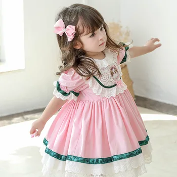 2020 m. Aukštos kokybės Merginos princesė suknelė vaikų suknelė Lolita dress ispanijos suknelė užsienio prekybos vaikų dėvėti Prekės ženklo drabužių