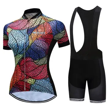 2020 m. Dviračių Džersis moterų dviračių drabužių rinkinį, kvėpuojantis dviratį megztiniai dviračių dėvėti Kalnų mtb drabužius ropa ciclismo