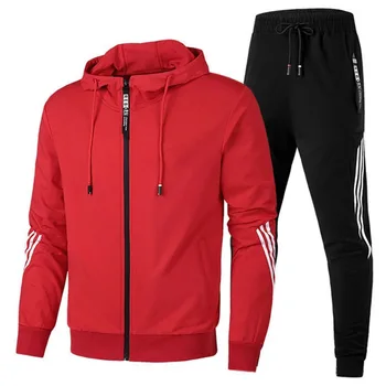 2020 m. Pavasarį Ir Rudenį vyriškų drabužių Prekės ženklo vyriški Laisvalaikio Sporto Hoodie Kostiumas Plius Dydis