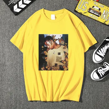 2020 m. Scott Travis Drugelis Vyrų Marškinėliai Poveikis Rap Muzikos Padengti Vyrų Aukštos Kokybės Vasarą Veido Medžiagos ManTops T-shirt Plius Dydis