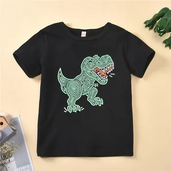 2020 m. Vaikų marškinėliai Už Berniukas 2020 Dinozaurų Spausdinti Berniukų Marškinėliai Mergaitėms Viršūnes Animacinių filmų Vaikams Marškinėlius Drabužius Dropshiping