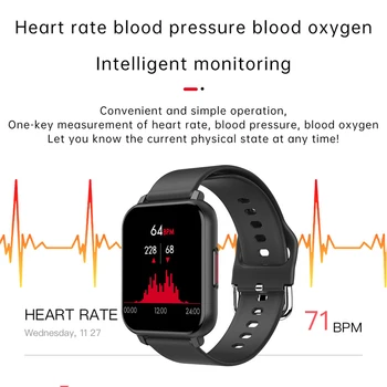 2020 M. Visiškai Touch Žaidimas Smart Žiūrėti Vyrams, Moterims, Fitness Tracker Žiūrėti Ip67 Atsparus Vandeniui Sporto Smartwatch Kraujo Spaudimą, Širdies Ritmą