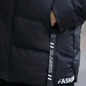 2020 m. žiemos vyrų parko kailis kietas striukė streetwear storas šiltas kailis vėjo medvilnės kailis mados vyriški drabužiai