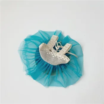 2020 Metų Vasaros Baby Girl Princesė Dress Romper Su Mėlyna Akių Ins Vakarų Nėrinių Krašto Siūlai Apynasrio Diržo Wrap Bezdalius Sijonas Japonija Jumpsuit