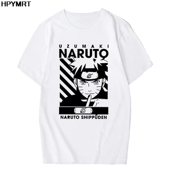 2020 Naruto Uchiha Sasuke Itachi Marškinėlius Harajuku Streetwear Spausdinti Mados Vėjas O-Kaklo vyriški T-shirt Drabužius marškinėliai Topai