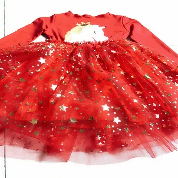 2020 Nauja Mergina Vasaros Drabužių Vaivorykštė Vienaragis Princesė Dress Vaikai Šalis Cosplay Kostiumų Fantazijos Kūdikių Mergaitės Vestido infantil