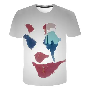 2020 naujas 3D vyriški T-shirt cool tendencija gatvės trumpas rankovės