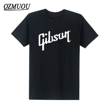 2020 Naujas Gibson T Marškinėliai Vyrams Medvilnės O Kaklo Sporto Žmogus, marškinėlius trumpomis Rankovėmis T-Shirt Hip-Hop Mens Medvilnės Viršuje Tees Dydis XS-XXL