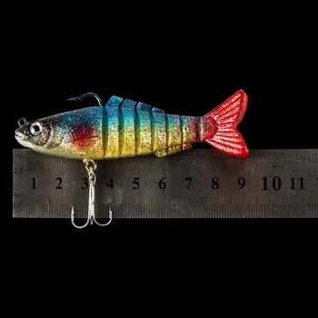 2020 naujas LidaFish prekės multi-skyriuje masalas bionic netikrą masalas 9cm / 17g viliojimo masalas gėlųjų vandenų žvejyba jūroje, minkštas masalas kablio masalas