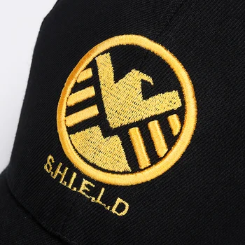 2020 Naujas mados S. H. I. E. L. D. išsiuvinėti beisbolas bžūp saulės kvėpuojantis skrybėlių mados lauko Snapback Kepurės Saulės Skrybėlę Kaulų Garro