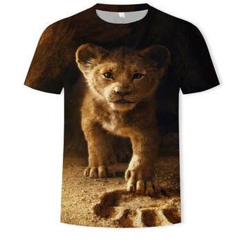 2020 naujas įdomus 3D vyriški T-shirt juokinga gyvūnų Sandarinimo žiedo 3D vyriški T-shirt 3D atspausdintas vyriški T-shirt berniukas T-shirt