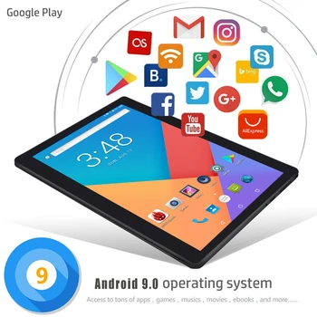 2020 Nauji 10.1 Colių Android 9.0 Tablet PC Octa Core 6GB+128GB 3G/4G LTE išmanųjį Telefoną, GPS, WI-fi, 