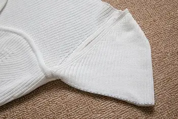 2020 naują pavasario aikštės apykaklės, rankovių mezgimo megztinis plonas trumpas aukšto juosmens viršuje moterų bakas