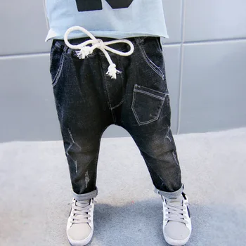 2020 naują pavasario berniukų džinsai animacinių filmų šuo hip-hop ilgai berniukas kelnes bamblys vaikai džinsai paauglių berniukų drabužiai berniukas džinsinio audinio kelnės