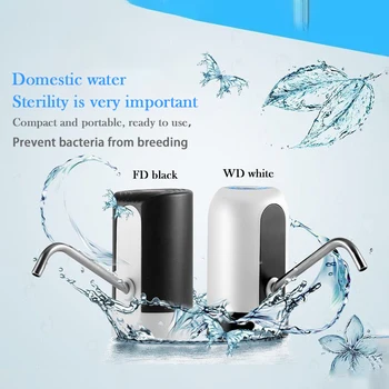 2020 naujų buitinių elektrinių vandens dozatorius USB įkrovimo siurblys, dvigubas siurblys, elektrinis vandens siurblys, automatinis jungiklis vandens atsisakyti