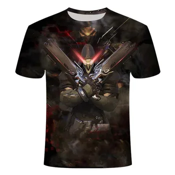 2020 Overwatch 3DT marškinėliai vyrų mados, žaidimų mūšio lauke, vyriški t-shirt 3D spausdinimo plius dydis drabužiai