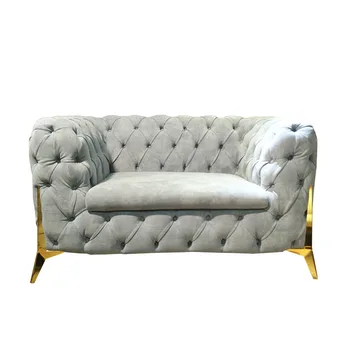 2020 prabangus dizainas populiarus namuose meilės sofa su nerūdijančio plieno kojos #CE 8898
