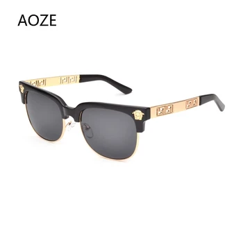 2020 Prekės Vyrų Aukštos Kokybės Vintage Mados Pusę kadro unisex akiniai nuo saulės Atsitiktinis Ratai akiniai nuo saulės gafas drad Pittas Vyrų Saulės Akiniai