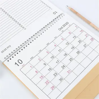 2020 Stalo Kalendoriaus Savaitės Planuotojas Mėnesio Planas-Padaryti Sąrašą Stalinis Kalendorius Kasdien Paprastas Stilius Darbalaukio Apversti Kalendorius