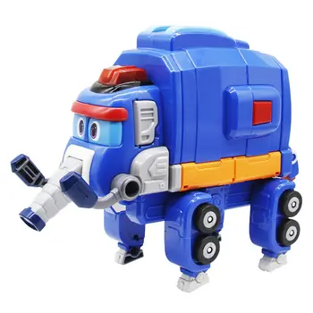 2020 Transformacijos Žaislas Gogo Dino Transformuota Dramblių Gelbėjimo pagrindas su Garso Transformacijos Dramblių Gelbėjimo Automobilį Vaikų Žaislas