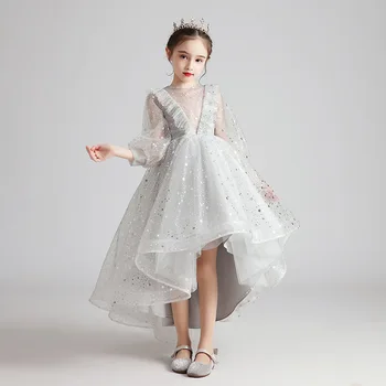 2020 Vaikai Vestuvių Suknelė Mergaitėms Vasaros Gėlių Mergaitė Princesė Tiulio Suknelės Paaugliams Oficialią Vestuvių Parodoje Partijos Inscenizacija Kamuolys Chalatai