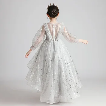 2020 Vaikai Vestuvių Suknelė Mergaitėms Vasaros Gėlių Mergaitė Princesė Tiulio Suknelės Paaugliams Oficialią Vestuvių Parodoje Partijos Inscenizacija Kamuolys Chalatai