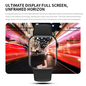 2021 HW12 HW16 Visą Ekraną Smart Žiūrėti 44MM 40MM Moterys Vyrai AK76 Smartwatch su slaptažodį Padalinti Ekraną, 