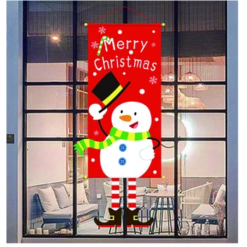 2021 Linksmų Kalėdų Priebučio Duris Reklama Kabo Ornamentu Kalėdų Vėliavos Dekoracija Namuose Kalėdos Navidad Laimingų Naujųjų Metų