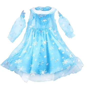 2021 Mergaičių Vasaros Suknelė Mergaitėms Sniego Karalienė 2 Princesė Šalis Suknelės Vaikams, Helovyno Cosplay Suknelė Kūdikių Drabužių, Kostiumų