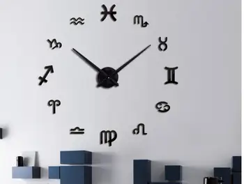 2021 naujas aquartz žiūrėti kambarį šiuolaikinės crylic sieninis laikrodis 3d veidrodis lipdukai reloj sumalti horloge didelis dekoratyvinis 