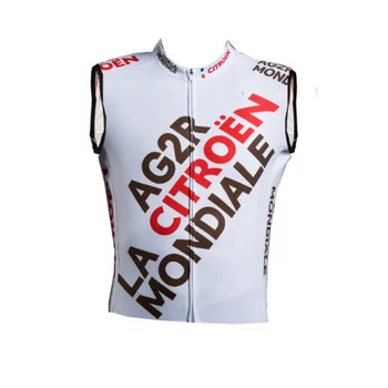 2021 naujas pro komandos AG2R Balto Vėjo dviračių vest kvėpuojantis windvest rankovių maillot MTB Ropa Ciclismo windstopper gilet