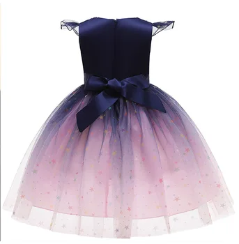 2021 Naujas Vienaragis Nėrinių Cosplay Princesė Suknelės Mergaitėms Kalėdų Kostiumas Šalis Suknelė Naujųjų Metų Vaikams Gimtadienio Proga