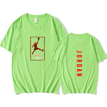 2021 Nauji vyriški Laisvalaikio marškinėliai JORDAN 23 Atsitiktinis Vasaros Sporto Marškinėliai, vyriški marškinėliai Topai Vyrų ir Moterų Topai marškinėliai