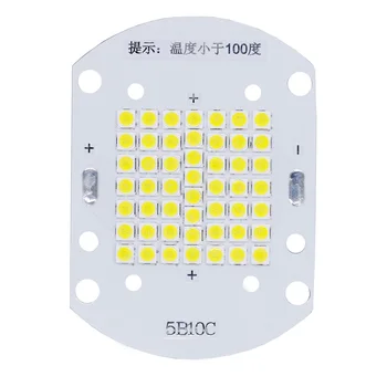 20pcs daug 50W Didelės Galios LED Epistar 3030 SMD diodai Chip Potvynių šviesos Šaltinio 30-34V Balta 6500K Prožektorius Prožektorius Lemputes