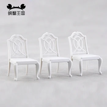 20pcs Miniatiūriniai Lėlių Modelis Baldai, Valgomojo Laisvalaikio Kėdė Dekoracijos 1:20 1:25 1:30 Masto modelių kūrimo rinkinį