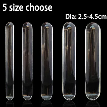230mm ilgas, glotnus stiklo dildo didelis varpos dvigubas dildo analinis kaištis suaugusiųjų sekso žaislai moteris lesbiečių didelį vibratorių moterims