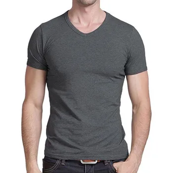 2340 - trumpas rankovėmis vyriški t-shirt vasaros naują prarasti penkių taškų rankovėmis T-shirt