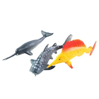 24 Vnt Vaikams, Kūdikių Jūrų Gyvybės Gyvūnų Žaislai Jūros Būtybių Modelis Žaislai Vandenyno Gyvūnų Figūrėlės Jūrų Akvariumas Miniatiūriniai Švietimo J71