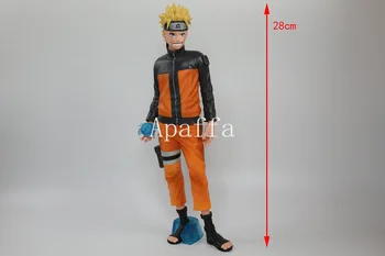 24Cm Naruto Uzumaki Veiksmų Skaičius, Uzumaki Boruto PVC Modelis Žaislas su Juoda Bazė Anime Uzumaki Boruto Pav Lėlės