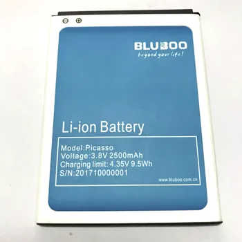 2500mAh Bateriją Bluboo Picasso 3G/4G 5.0 colių Baterijos + stebėti kodas